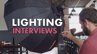 Godox VL150 Interview Lighting Setup Tutorial