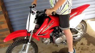 HONDA CRF70F 2011 START UP