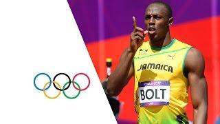 Usain Bolt & Yohan Blake Win 100m Heats - London 2012 Olympics