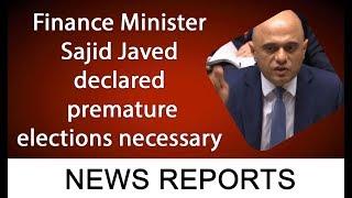 Finance Minister Sajid Javed declared premature elections necessary | 92NewsHDUK