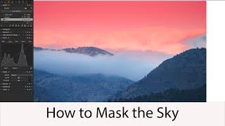 How to Mask Out the Sky: Capture One in One Minute