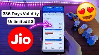 Best Jio Unlimited 5G Plan After Price Hike  | Jio 2545 Plan 336 Days Validity, Unlimited 5G Data 