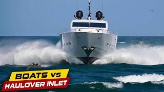 HAULOVER is NO MATCH for this YACHT! | Boats vs Haulover Inlet