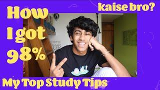 How I got 98% in my Board Exams | Class 12 ISC