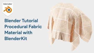 Procedural Fabric Cloth Material Blender Tutorial