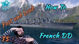 World of Warships | How to for beginner's French Gunboat DD's | Wookie Legend