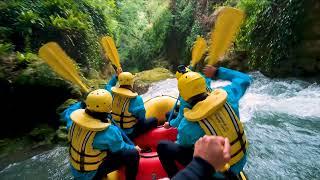 Rafting e Sport all'aperto sotto le Cascate delle Marmore in Umbria | 4K