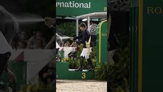 McLain Ward goes for the pour! 