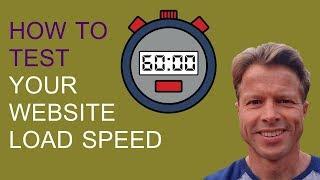 How to test website load speed