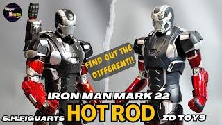 Ultimate Showdown: Sh Figuarts Vs Zd Toys Iron Man Hot Rod Mark 22 XXII!