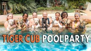 THE FIRST TIGER CUB POOL PARTY | Myrtle Beach Safari