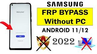 (Without PC)All Samsung A11/M11/A21/A21s/M40..Without KNOX FRP BYPASS|ANDROID 11/12 {2022 New Trick}