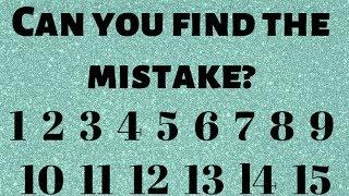 FIND THE MISTAKE IF YOU ARE GENIUS