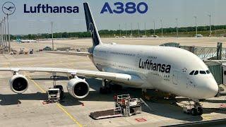 4K Lufthansa Airbus A380 is BACK!!! Economy Class  Munich MUC - Boston BOS  [FULL FLIGHT REPORT]