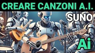 Creare una canzone in pochi secondi con l'Intelligenza Artificiale SUNO (Tutorial ITA)