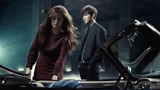 Lee Min Ho & Kim Ji Soo Black Pink Samsonite CF