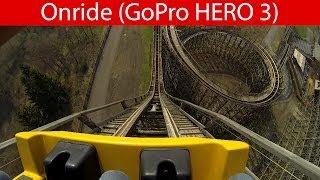 Heide Park - Colossos (Holzachterbahn) - Onride [Erste Reihe / Front Row POV]