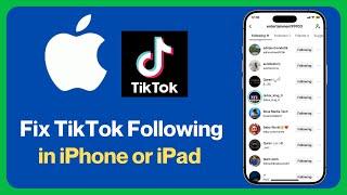 Fix TikTok Follow Issue Step by Step 2025 | iOS Fix Pro