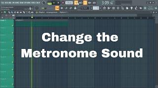 How to Change the Metronome Sounds in FL Studio 21