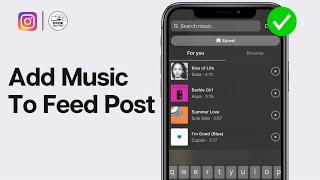 How To Add Music To Instagram Feed Post? (EASY)