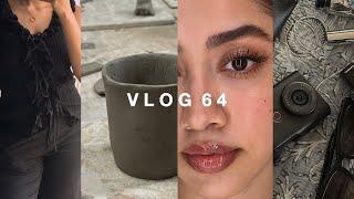 VLOG 64: WORKOUT WEAR HAUL & TRYING POTTERY FOR THE FIRST TIME