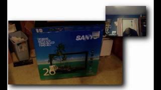 Sanyo 26" DP26640 720p HDTV LCD Unboxing