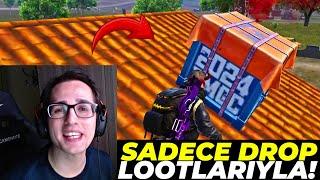 SADECE DROP LOOTLARIYLA WIN ALMAK ? Part 3 - PUBG MOBILE