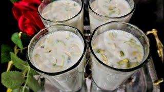 Muharram Doodh ka sharbat recipe Hyderabadi special doodh ka sharbat. recipe