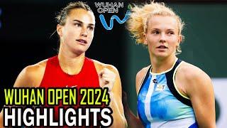 Aryna Sabalenka vs Katerina Siniakova Round 2 Highlights | Wuhan 2024