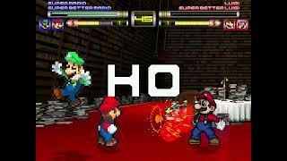 EVIL MistaMan's MUGEN [71]: Mario & Mario VS Luigi &..... Luigi