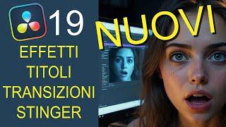 TUTTI GRATIS in DAVINCI RESOLVE 19 (anche nella Free version)