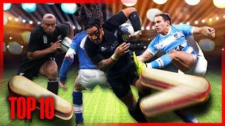 GET OUT OF THE WAY! BEST BUMP OFFS in rugby history  | TOP 10 PINBALL HEROES