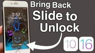 How to Bring Back Slide to Unlock on iOS 10 | 16