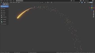 Blender Tutorial - Particle trail in less than 5 minutes