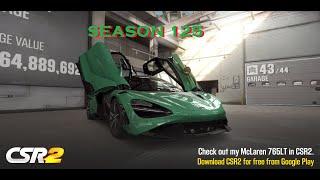 CSR2 [CSR Racing 2] Season 125 [Prestige Cup Car & Milestone Prize Car]