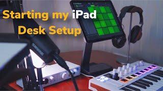 MY iPad Desk Setup for MUSIC PRODUCTION 2023