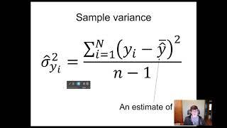 estimate mean and precision from a simple random sample