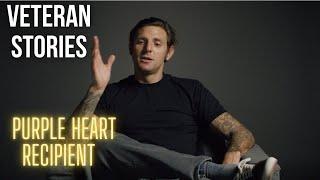 Purple Heart recipient shares combat story *graphic*