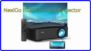 REVIEW (2024): NexiGo PJ20 Outdoor Projector. ESSENTIAL details.