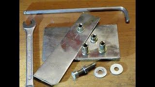 DIY Rivnut HOW to use  riveter  bolt WITHOUT  riveter tools.