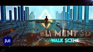 Element 3D Epic Walk Scene | After Effects | Edit | Free Project | Scene like Xsense |