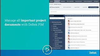 Deltek PIM – Document Management for Architects, Engineers & Contractors