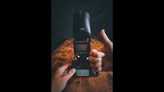 How to set up Camera Flash for Beginners - GODOX v1 #shorts