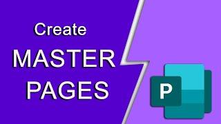 How to create a master page in Publisher