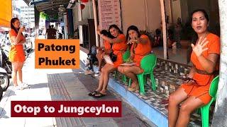 Phuket, from Otop  to Jungceylon, many massage shops along the way