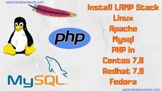 How to Install and Configure Apache Mysql PHP in Centos , Red Hat , Fedora (LAMP stack)