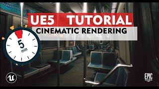 Unreal Engine 5 Beginner Tutorial | Sequencer | Cinematic Renders in UE5