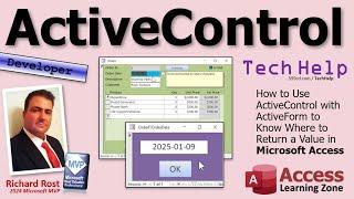 How to Use ActiveControl with ActiveForm to Know Where to Return a Value in Microsoft Access