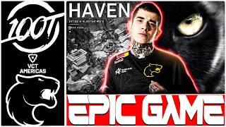 FURIA XAND IS BACK IN EPIC GAME ON HAVEN! 100T vs FURIA | VCT Americas 2024 | VALORANT