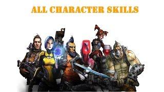 Borderlands 2: every character skill